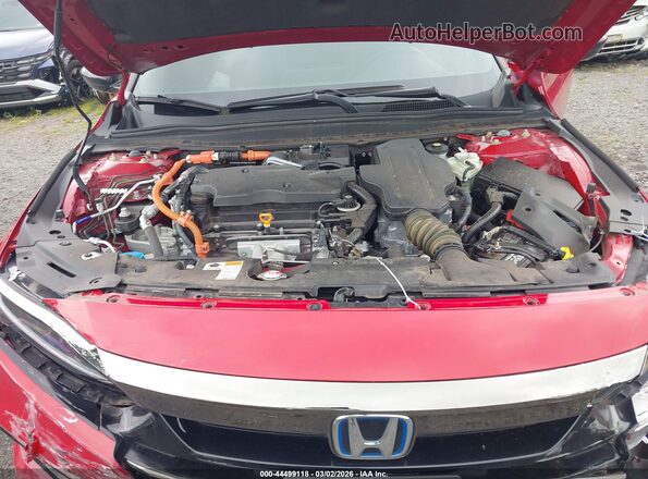 1HGCV3F22NA025915 2022 HONDA ACCORD HYBRID Red 