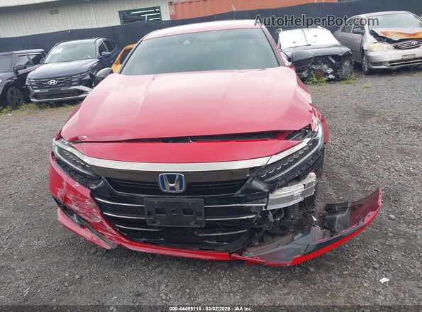 1HGCV3F22NA025915 2022 HONDA ACCORD HYBRID Red 