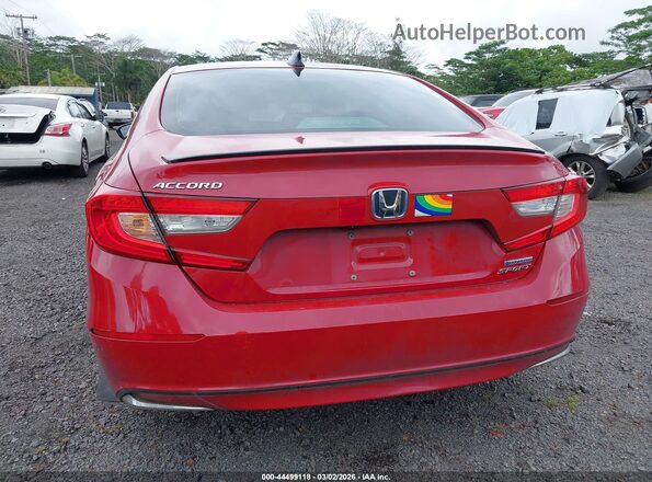 1HGCV3F22NA025915 2022 HONDA ACCORD HYBRID Red 