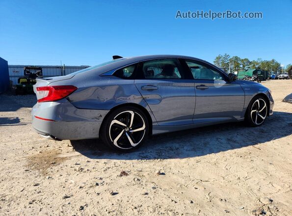1HGCV3F24NA045549 2022 HONDA ACCORD Gray 