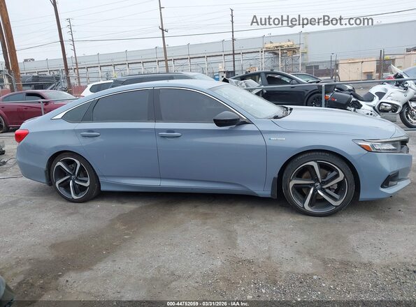 1HGCV3F29NA018654 2022 HONDA ACCORD Gray Rear interior view