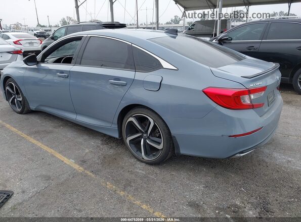 1HGCV3F29NA018654 2022 HONDA ACCORD Gray Rear left