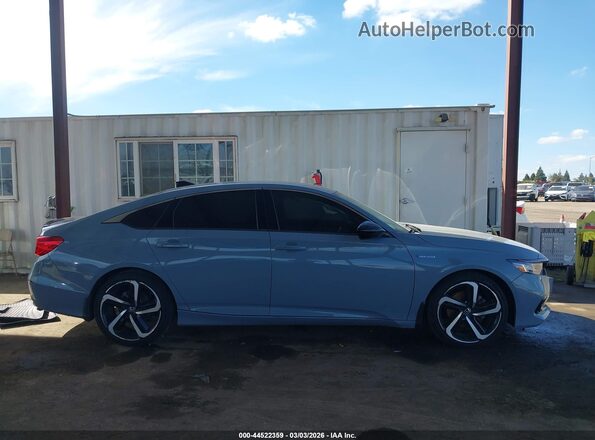 1HGCV3F29NA037687 2022 HONDA ACCORD Gray Вид задньої частини салону
