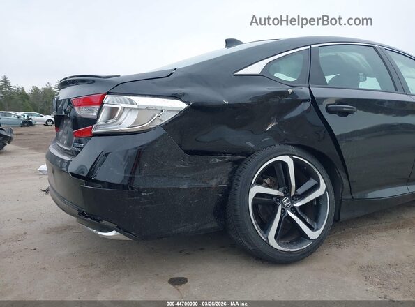 1HGCV3F2XNA043921 2022 HONDA ACCORD Черный Вид спереди