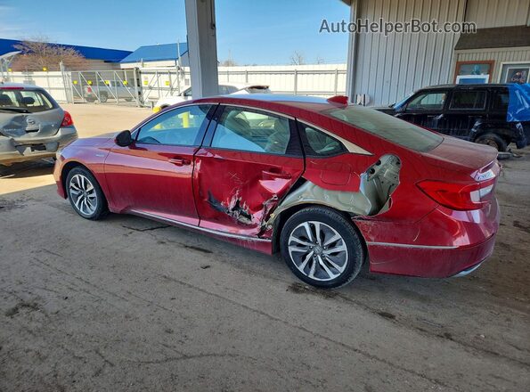 1HGCV3F49MA020923 2021 HONDA ACCORD Red Tył lewy