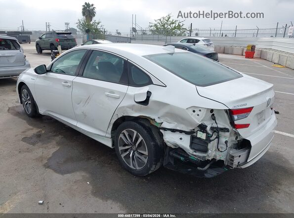 1HGCV3F51KA005466 2019 HONDA ACCORD HYBRID White 