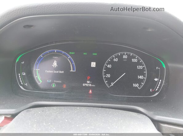 1HGCV3F51KA005466 2019 HONDA ACCORD HYBRID White 