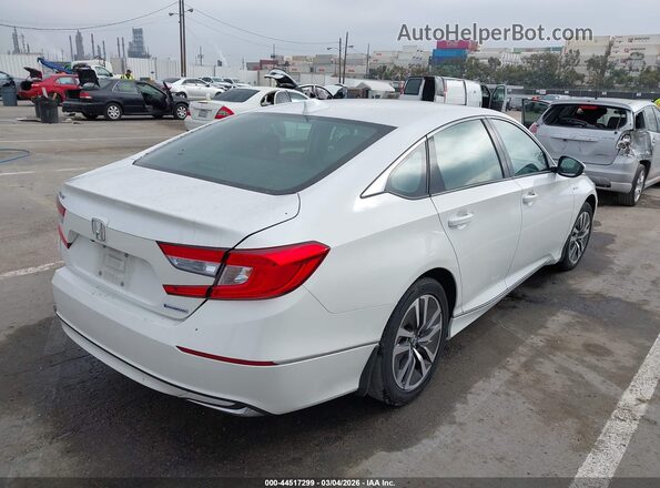 1HGCV3F51KA005466 2019 HONDA ACCORD HYBRID White 