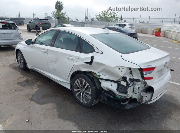 1HGCV3F51KA005466 2019 HONDA ACCORD HYBRID White 