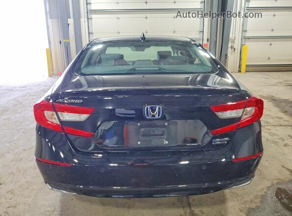 1HGCV3F95MA018792 2021 HONDA ACCORD Black Հետևի տեսք