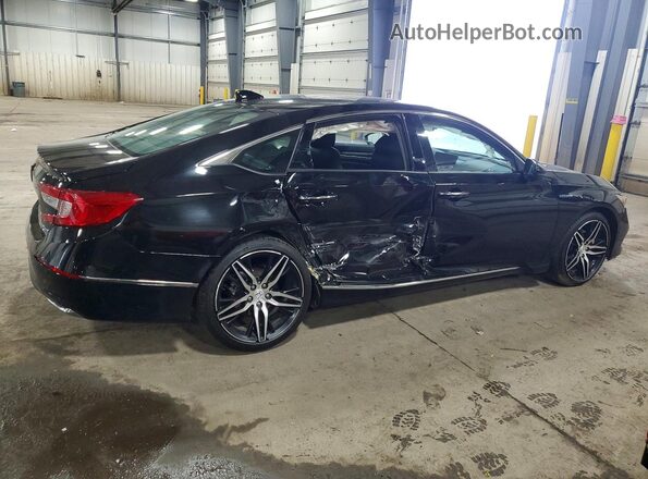 1HGCV3F95MA018792 2021 HONDA ACCORD Black Հետևի աջ