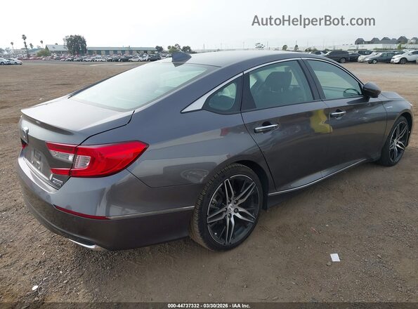 1HGCV3F95MA022924 2021 HONDA ACCORD Gray Trasero derecho