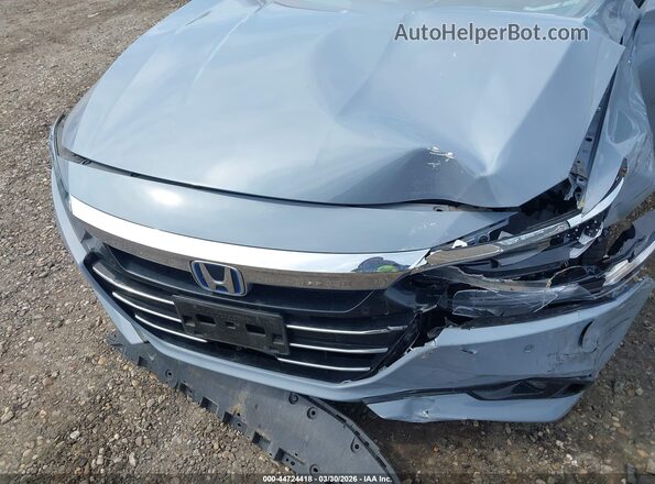 1HGCV3F96NA029138 2022 HONDA ACCORD HYBRID Gray 