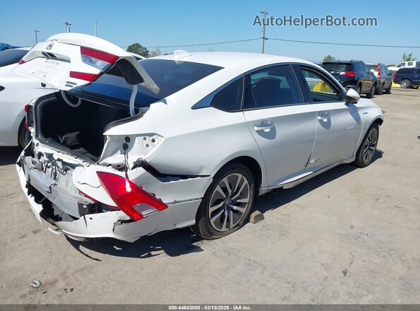 1HGCV3F9XKA017862 2019 HONDA ACCORD HYBRID White 