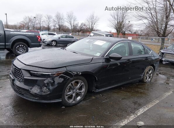 1HGCY1F34RA005076 2024 HONDA ACCORD Black Front left
