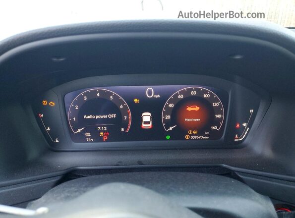 1HGCY1F35PA016441 2023 HONDA ACCORD Белый Вид щитка приборов