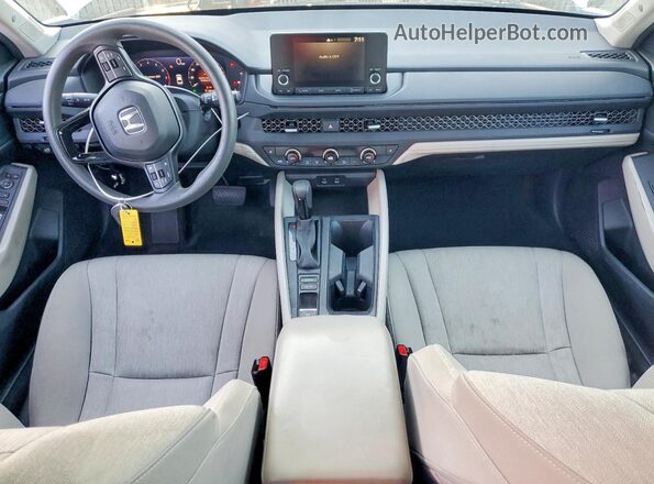 1HGCY1F35PA016441 2023 HONDA ACCORD Белый Вид панели приборов