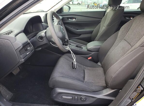 1HGCY1F41SA013666 2025 HONDA ACCORD Black Вид салону спереду