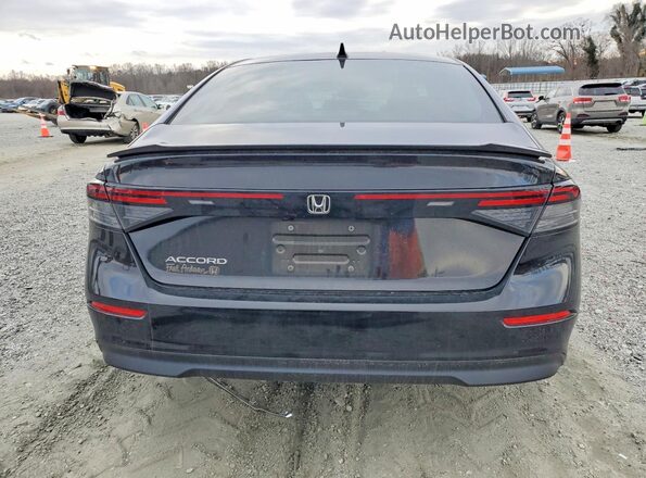 1HGCY1F41SA013666 2025 HONDA ACCORD Black Вид ззаду