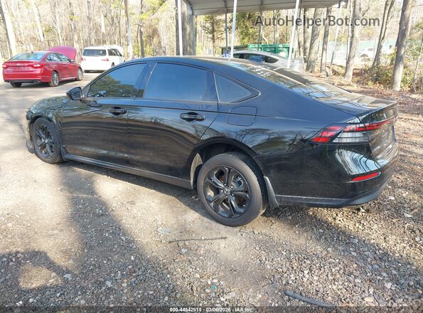 1HGCY1F41SA055223 2025 HONDA ACCORD Black უკანა მარცხენა