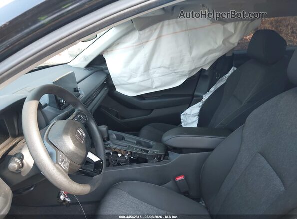 1HGCY1F41SA055223 2025 HONDA ACCORD Black წინა სალონის ხედი