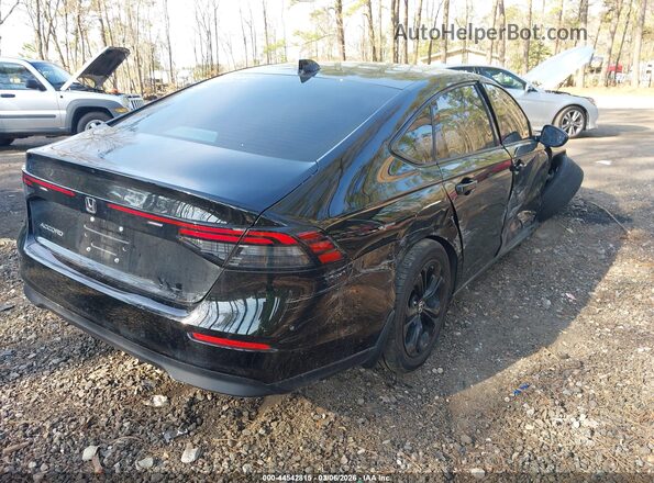 1HGCY1F41SA055223 2025 HONDA ACCORD Black უკანა მარჯვენა