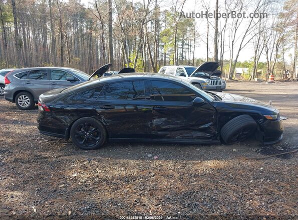 1HGCY1F41SA055223 2025 HONDA ACCORD Black უკანა სალონის ხედი