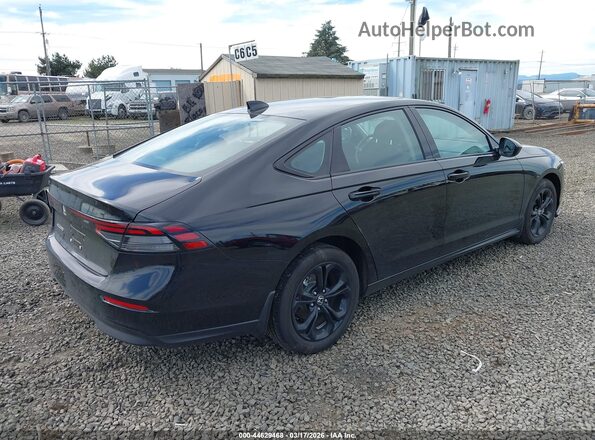 1HGCY1F43SA041887 2025 HONDA ACCORD Черный Задняя правая четверть