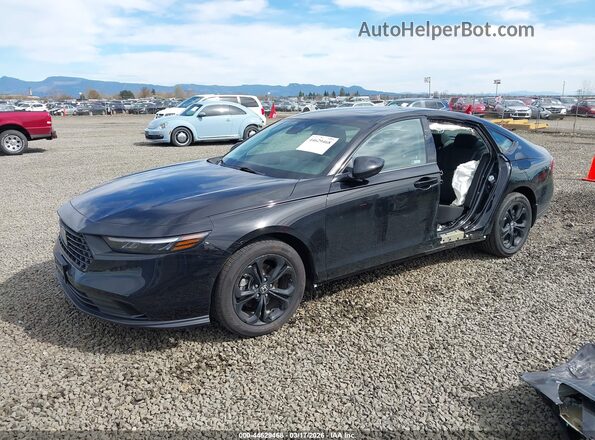 1HGCY1F43SA041887 2025 HONDA ACCORD Черный Передняя левая четверть