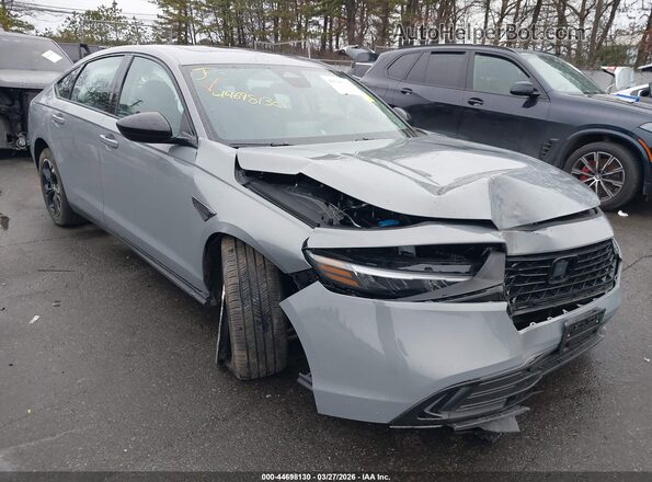 1HGCY1F4XSA061912 2025 HONDA ACCORD Gray Front view