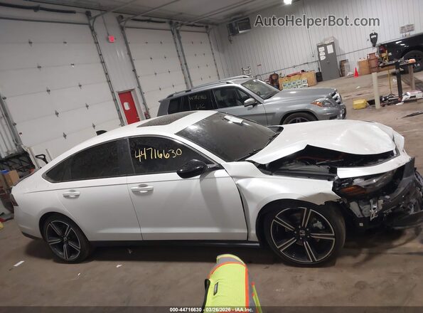1HGCY2F50SA087949 2025 HONDA ACCORD White Instrument cluster view