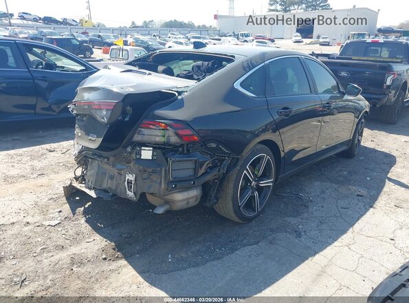 1HGCY2F50SA097798 2025 HONDA ACCORD HYBRID Black Trasero derecho