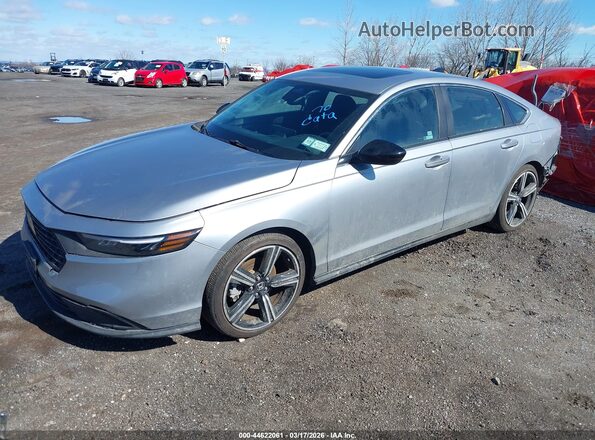 1HGCY2F54PA064553 2023 HONDA ACCORD Silver Vista tres cuartos delantera izquierda