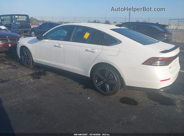 1HGCY2F56SA067804 2025 HONDA ACCORD HYBRID White Rear left