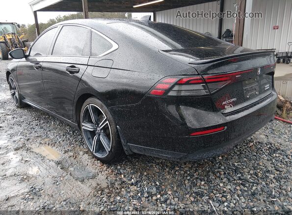 1HGCY2F57PA067303 2023 HONDA ACCORD Black Հետևի ձախ