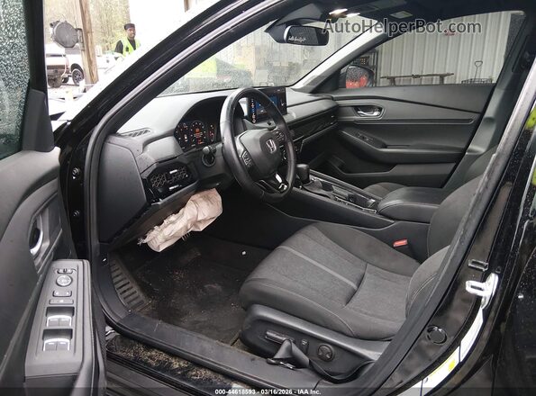 1HGCY2F57PA067303 2023 HONDA ACCORD Black Սալոնի դիմացի տեսք