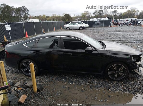 1HGCY2F57PA067303 2023 HONDA ACCORD Black Սալոնի 360 աստիճան տեսք