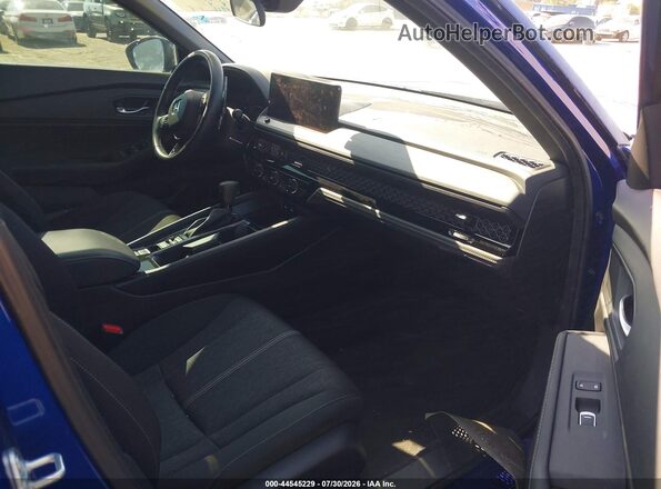 1HGCY2F57RA049063 2024 HONDA ACCORD Blue Вид салону спереду