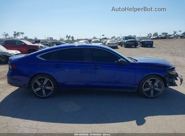 1HGCY2F57RA049063 2024 HONDA ACCORD Blue Панорамний вид салону 360°