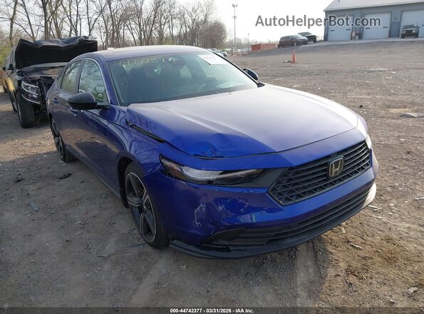 1HGCY2F58SA085737 2025 HONDA ACCORD HYBRID Blue 