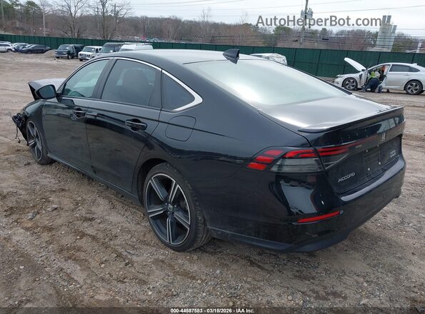 1HGCY2F5XPA048423 2023 HONDA ACCORD HYBRID Black 