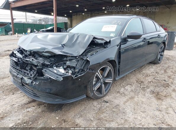 1HGCY2F5XPA048423 2023 HONDA ACCORD HYBRID Black 