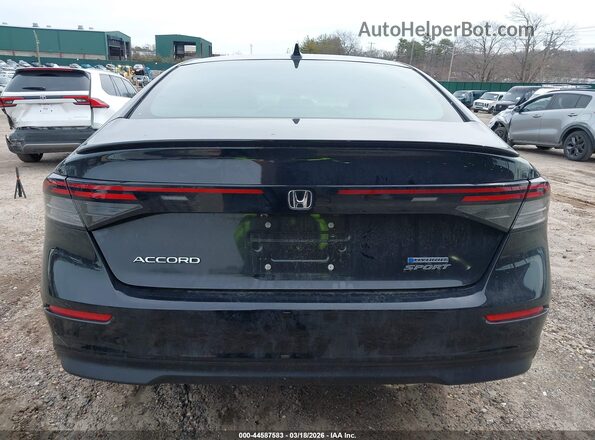 1HGCY2F5XPA048423 2023 HONDA ACCORD HYBRID Black 