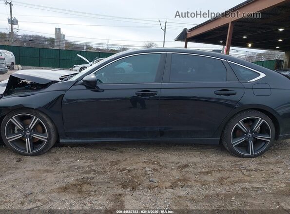 1HGCY2F5XPA048423 2023 HONDA ACCORD HYBRID Black 