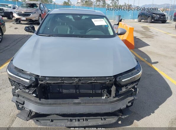 1HGCY2F63SA011960 2025 HONDA ACCORD HYBRID Gray უკანა სალონის ხედი