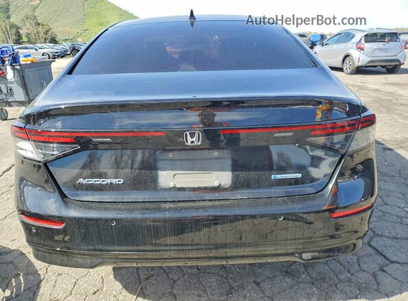 1HGCY2F65PA008078 2023 HONDA ACCORD Black Вид ззаду