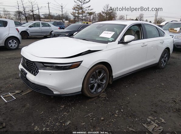 1HGCY2F66SA025335 2025 HONDA ACCORD White Առջևի ձախ երեք քառորդ տեսարան
