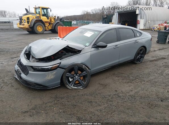1HGCY2F70SA012251 2025 HONDA ACCORD HYBRID Gray Front left