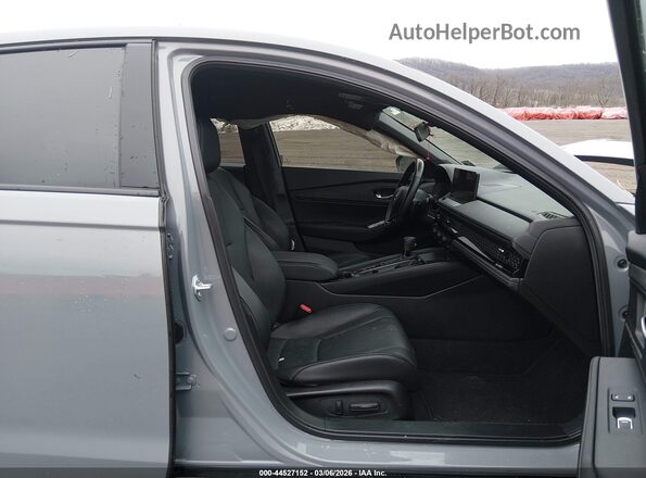 1HGCY2F70SA012251 2025 HONDA ACCORD HYBRID Gray Front interior view