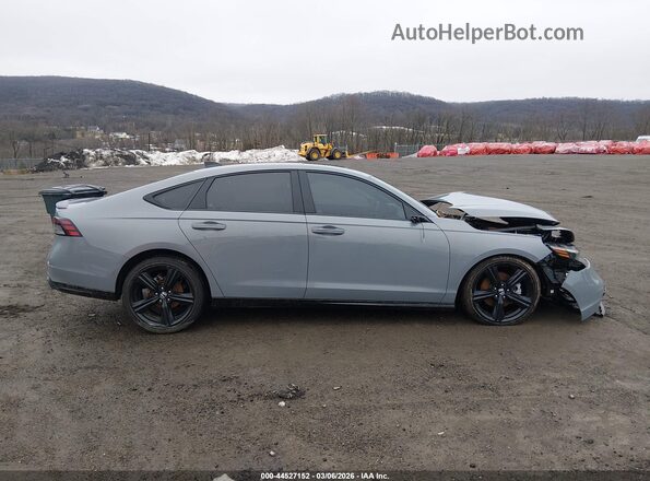 1HGCY2F70SA012251 2025 HONDA ACCORD HYBRID Gray Instrument cluster view